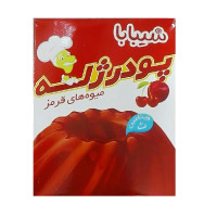 پودر ژله باطعم میوه های قرمز شیبابا